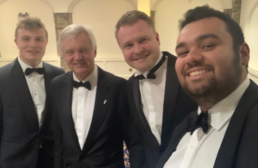 Rt Hon David Davis MP with Young Conservatives